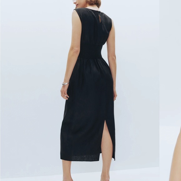 Reformation Black davie Midi Dress - Picture 2 of 4